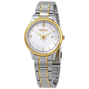 Seiko Classic Silver Dial Two-tone Ladies Watch SXDG94P1