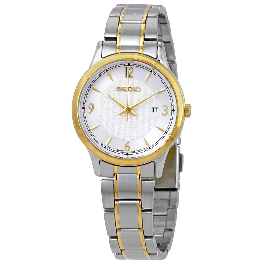 Seiko Classic Silver Dial Two-tone Ladies Watch SXDG94P1