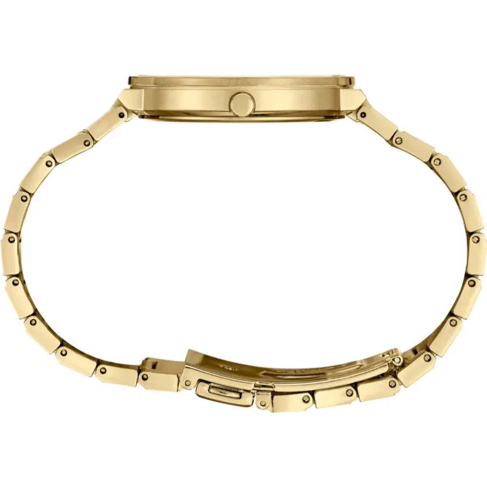 Seiko Essential Collection Black Sunray Dial Gold-Tone