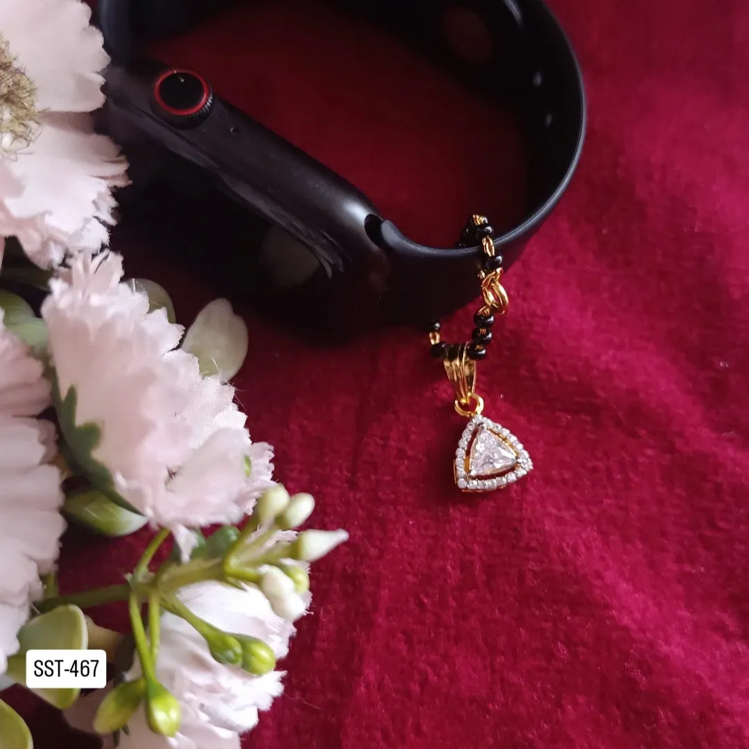 SST 467 | CZ TRIANGLE WATCH CHARM