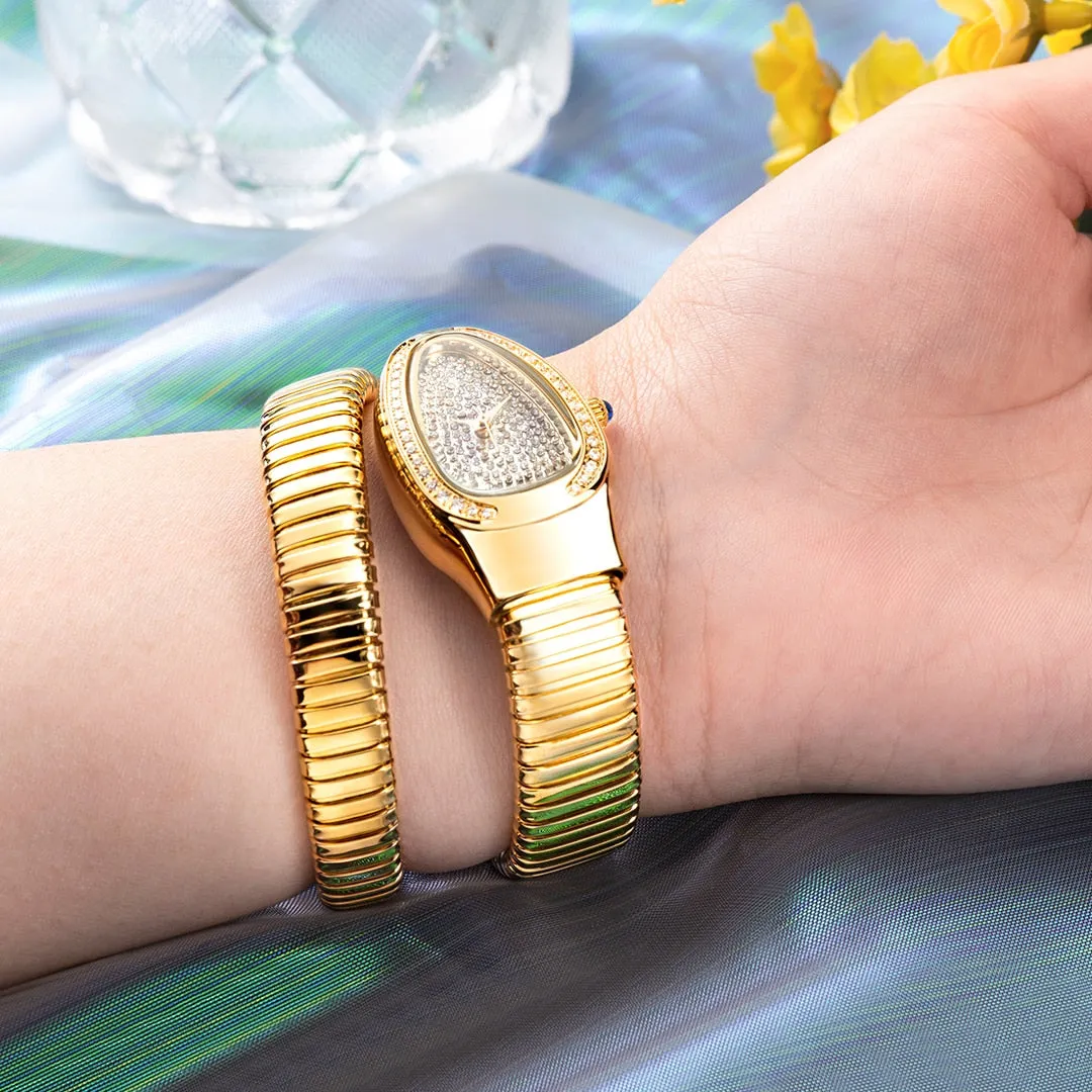 Stainelss Steel Exquisite Luxury Quartz Waterproof Watch