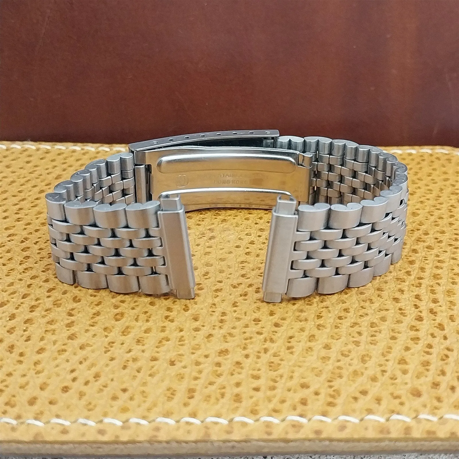 Stainless Steel Beads of Rice 18mm 19mm 20mm Unused nos Vintage Watch Band