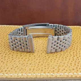 Stainless Steel Beads of Rice 18mm 19mm 20mm Unused nos Vintage Watch Band