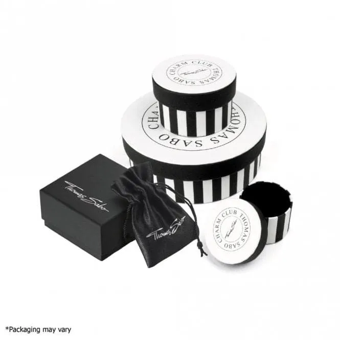Stainless Steel Case Divine Black White Stones Watch WA0406-201-203