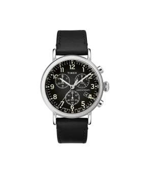 Standard Chronograph 41mm Leather Strap Watch TW2T21100VQ