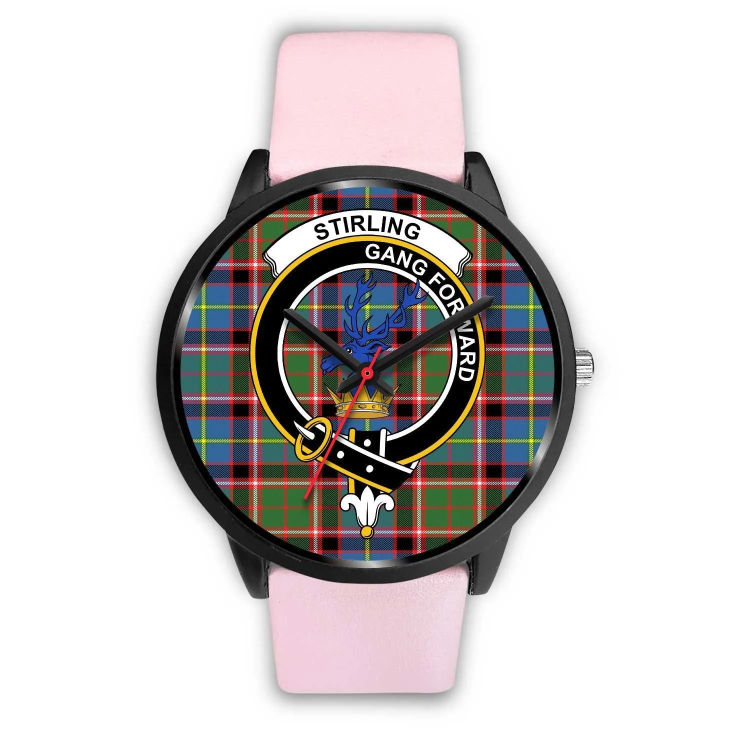 Stirling (of Cadder-Present Chief) Clan Badge Tartan Black Watch