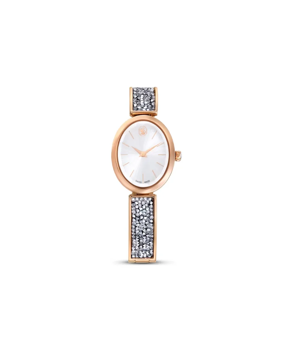 SWAROVSKI CRYSTAL ROCK OVAL WATCH