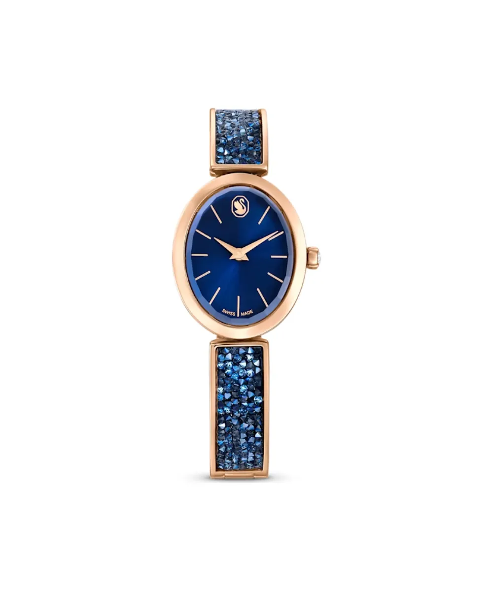 SWAROVSKI CRYSTAL ROCK OVAL WATCH