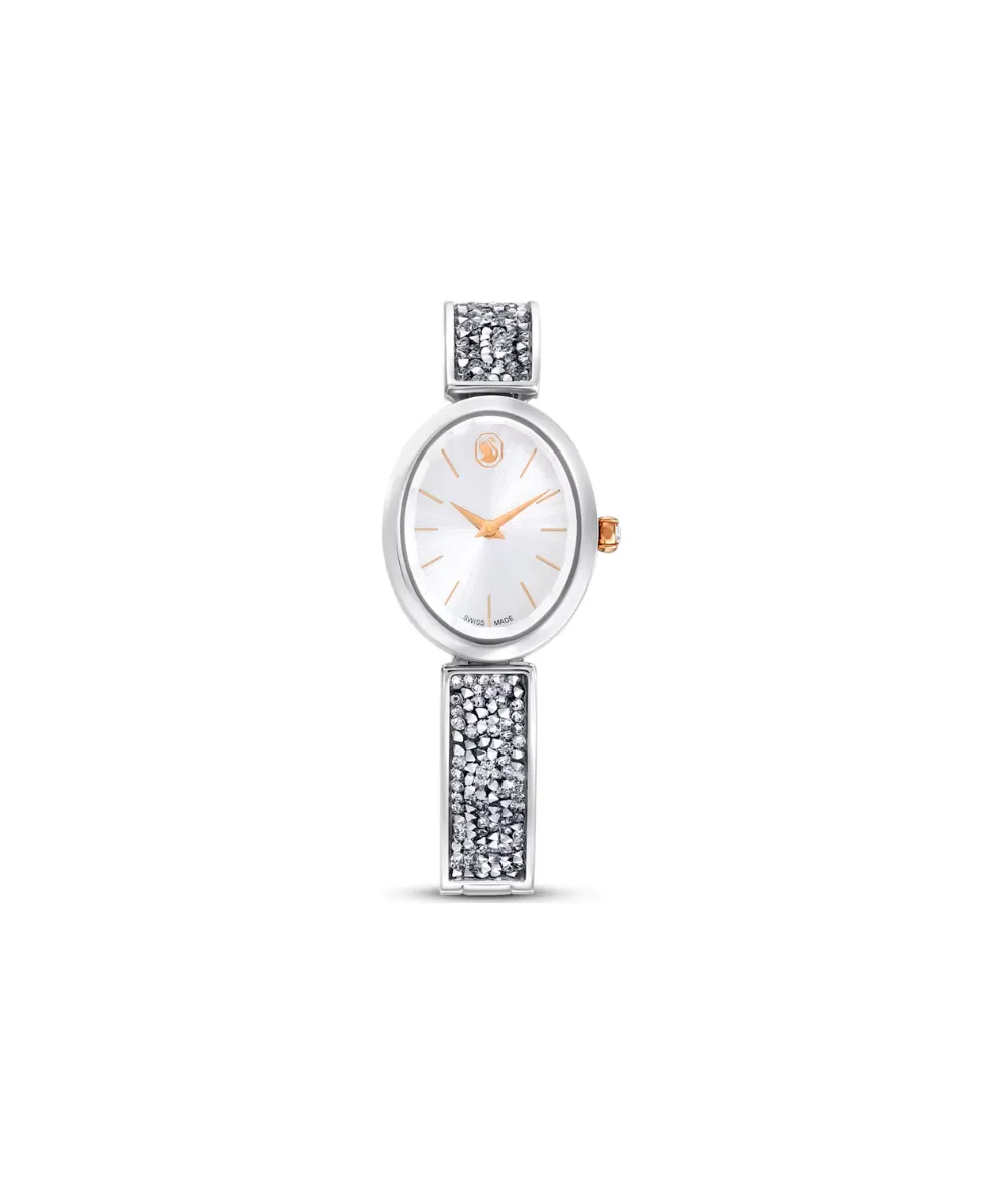 SWAROVSKI CRYSTAL ROCK OVAL WATCH