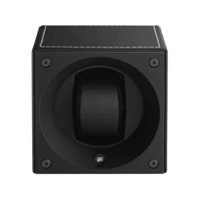 SWISS KUBIK Masterbox Black Leather / White Stitches