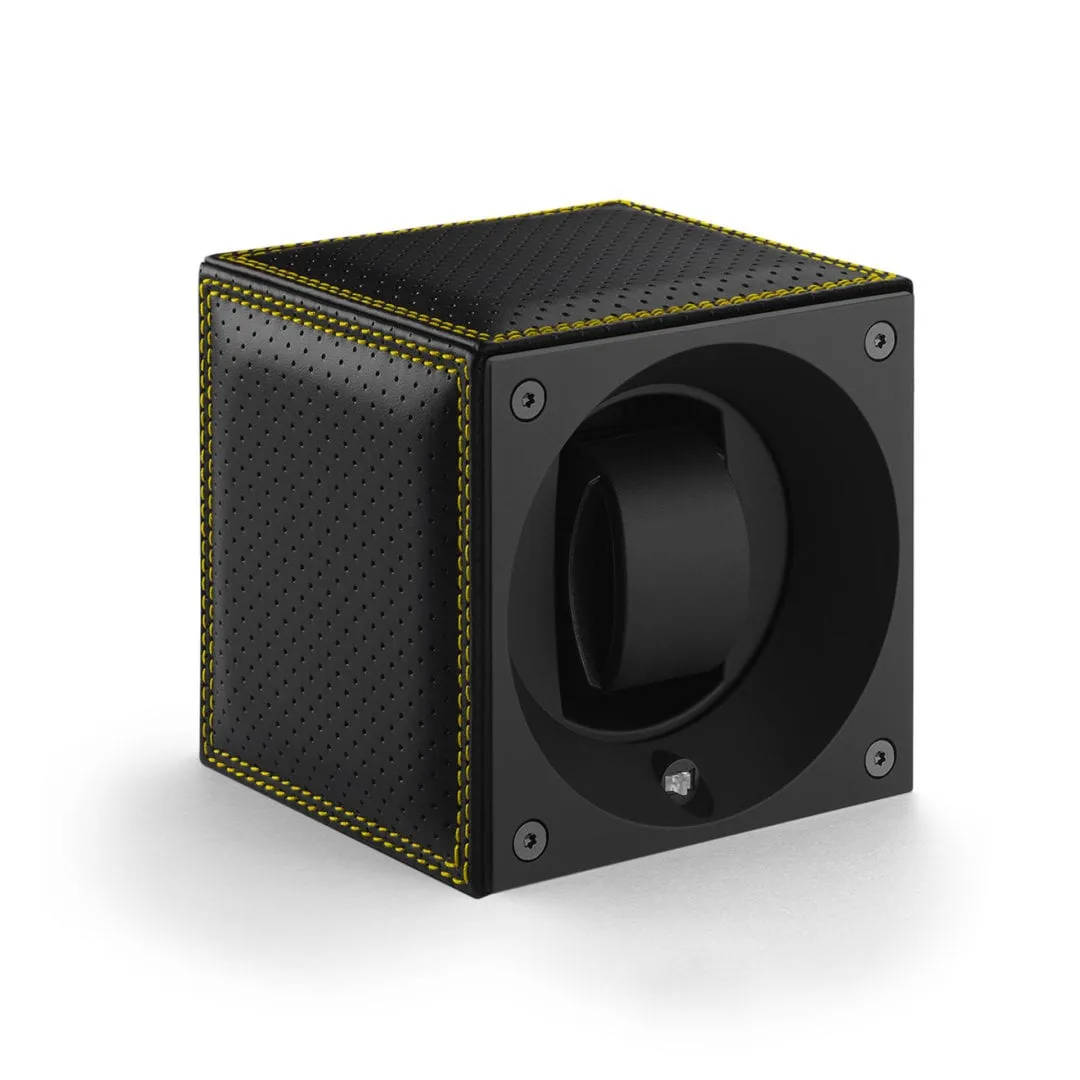 SWISS KUBIK Masterbox RC Yellow Watch Winder