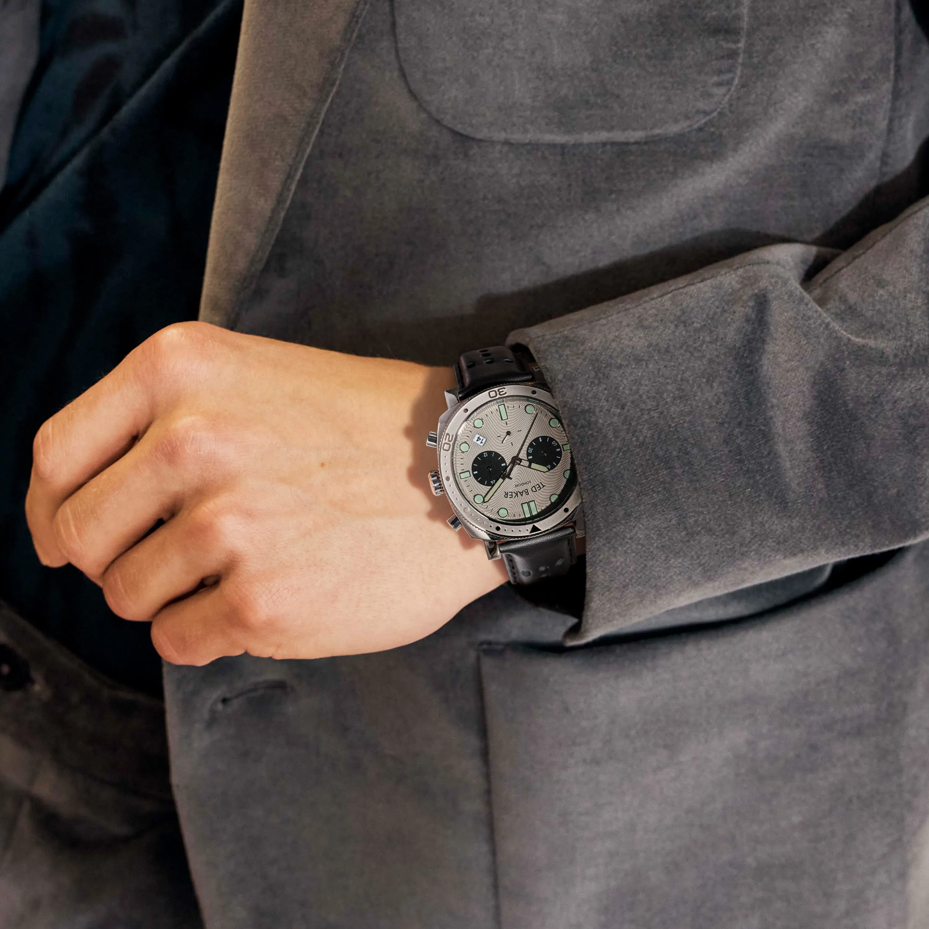 Ted Baker Gray Dial Men Watch - BKPCNF201