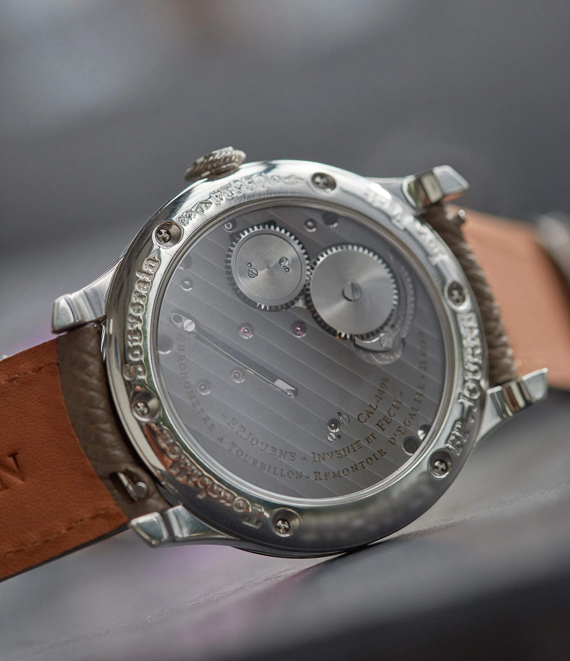 Tourbillon Remontoir | Ruthenium Dial | 40mm | Platinum