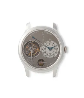 Tourbillon Remontoir | Ruthenium Dial | 40mm | Platinum