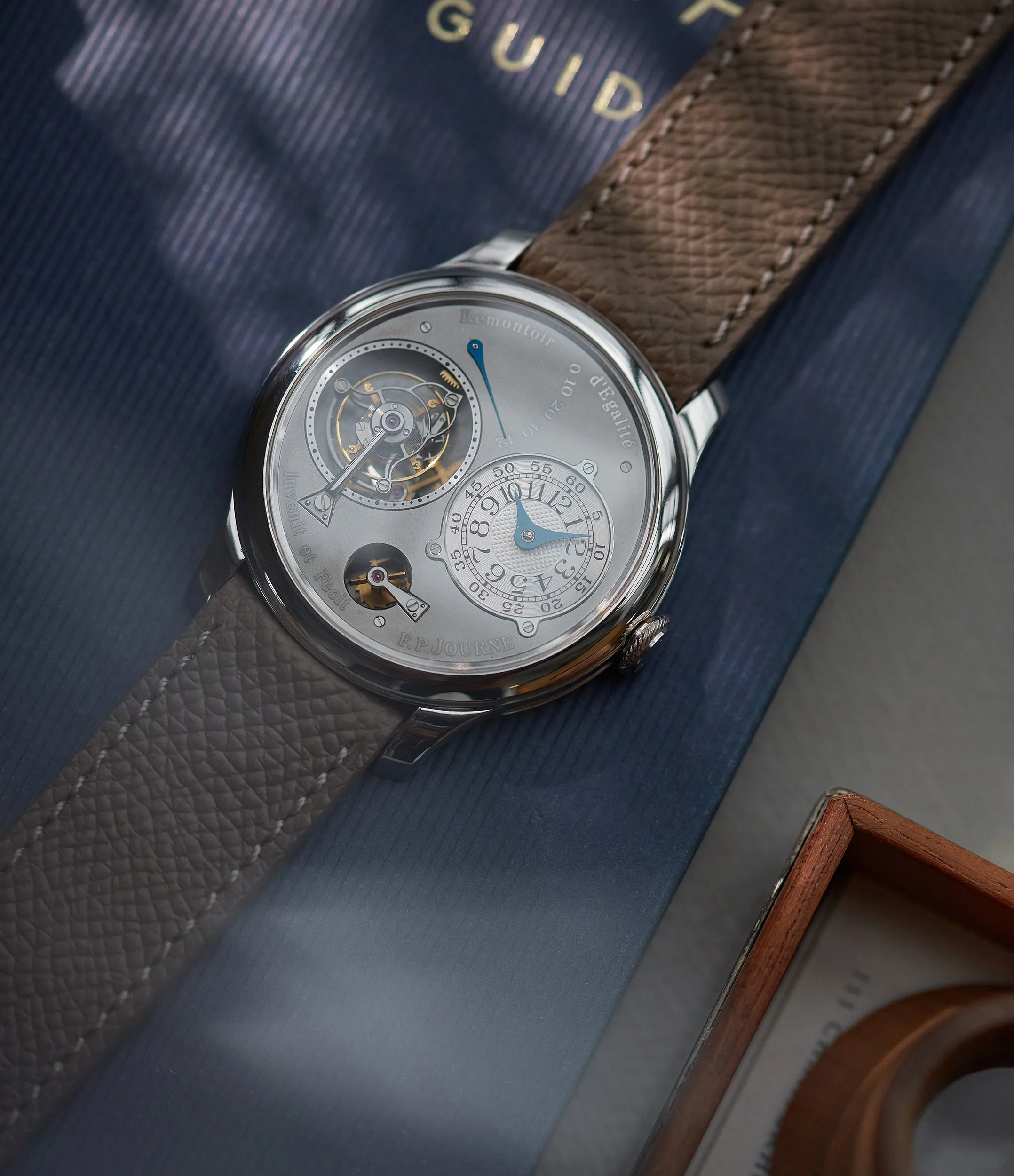 Tourbillon Remontoir | Ruthenium Dial | 40mm | Platinum