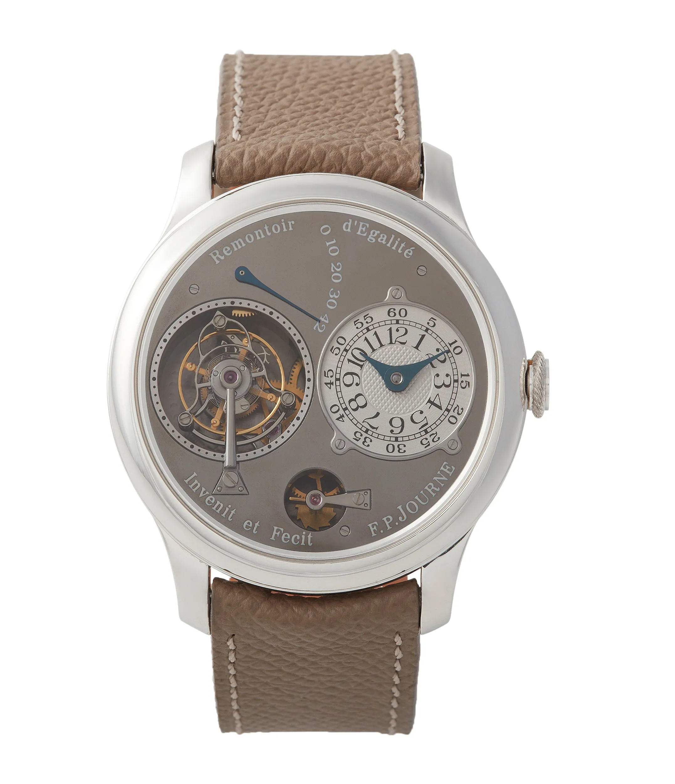 Tourbillon Remontoir | Ruthenium Dial | 40mm | Platinum