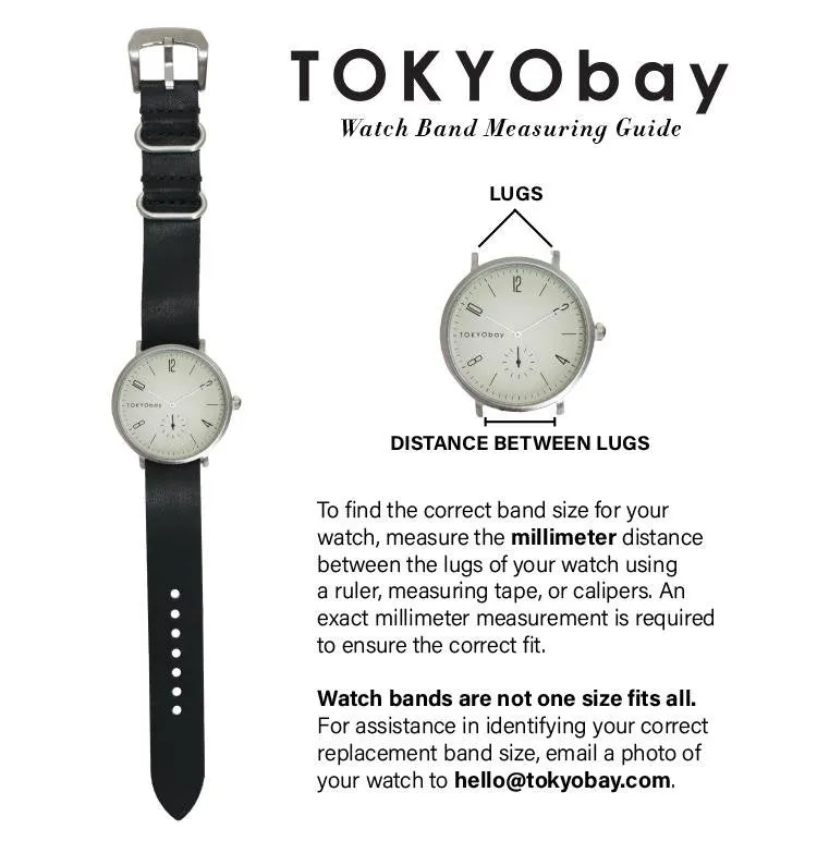 Tram Leather Watch Band | 22mm
