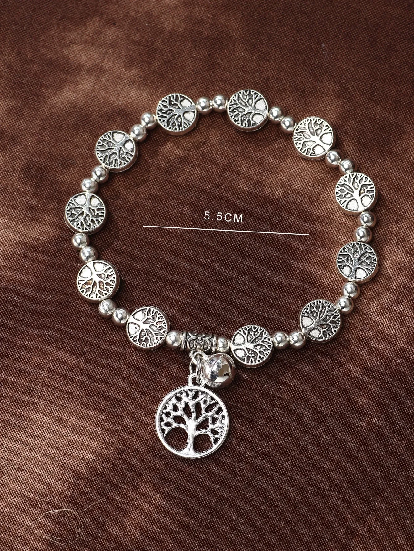 Tree Design Charm Beaded Bracelet for Women Crafted Jewelry Stackable Bracelets