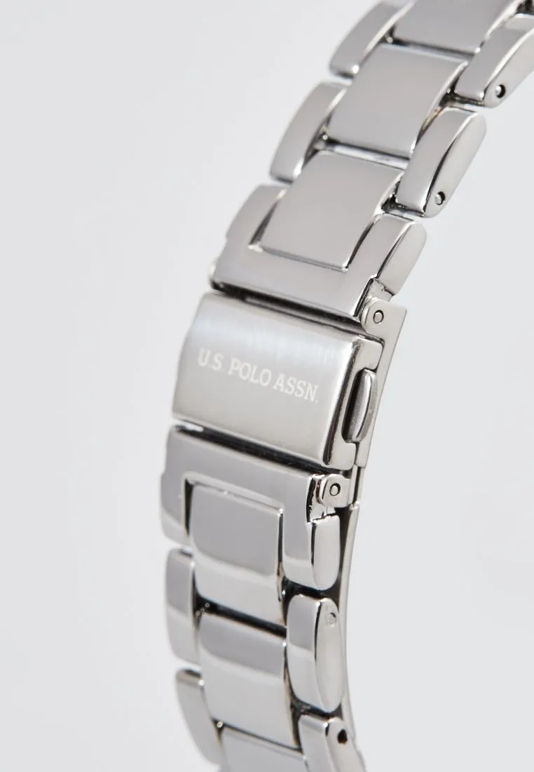 US POLO ASSN. MEN'S  METAL BAND WITH S.S. PERSONALIZED BUCKLE