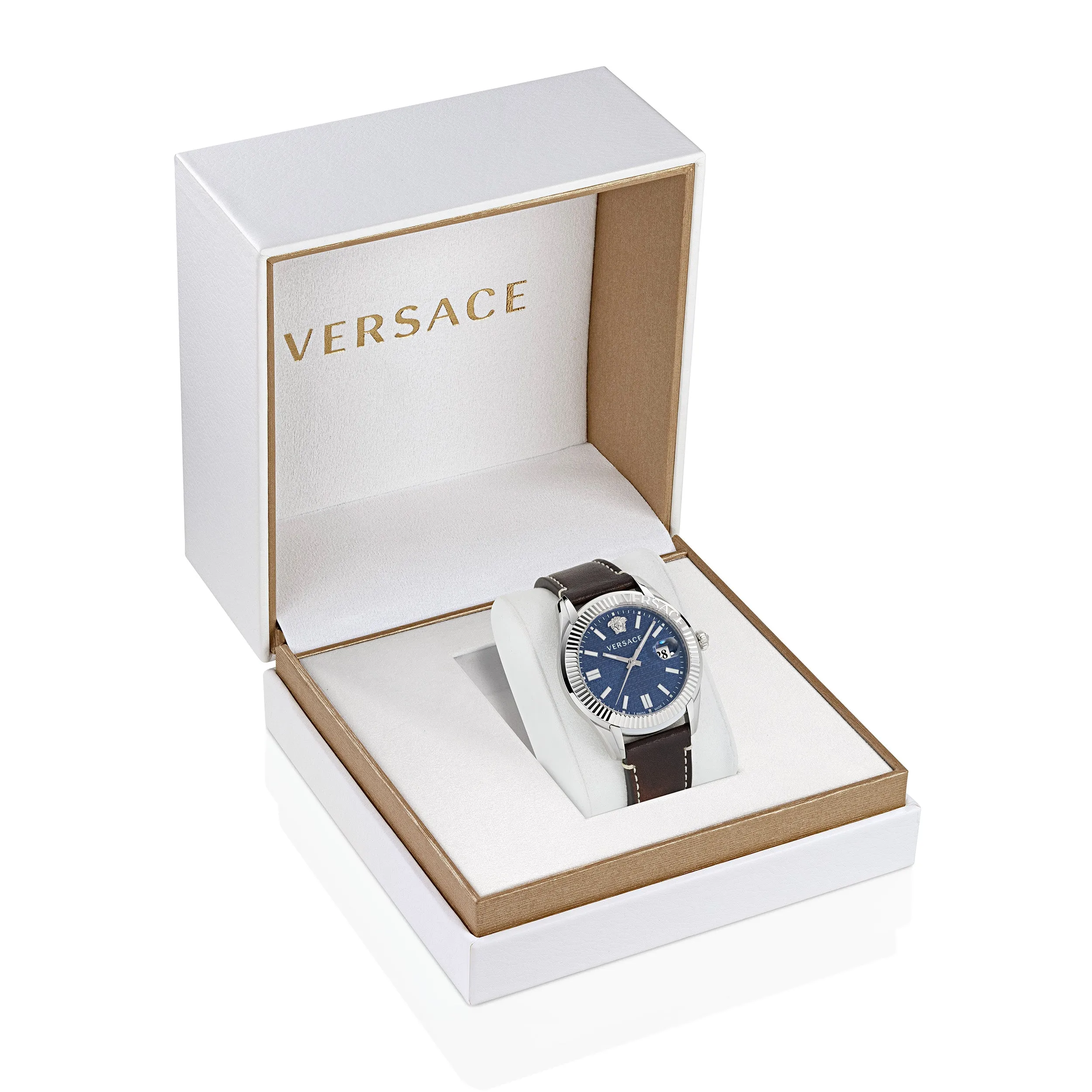 Versace Wrist Watch Men Blue Dial - VE3K00122