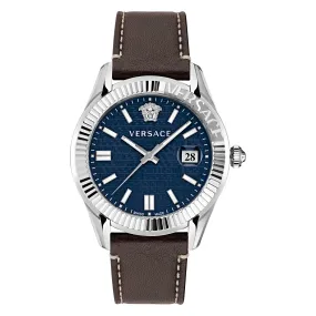 Versace Wrist Watch Men Blue Dial - VE3K00122