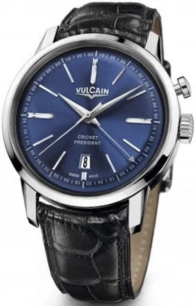 VUL Watch Cricket 5s Presidents Date Blue