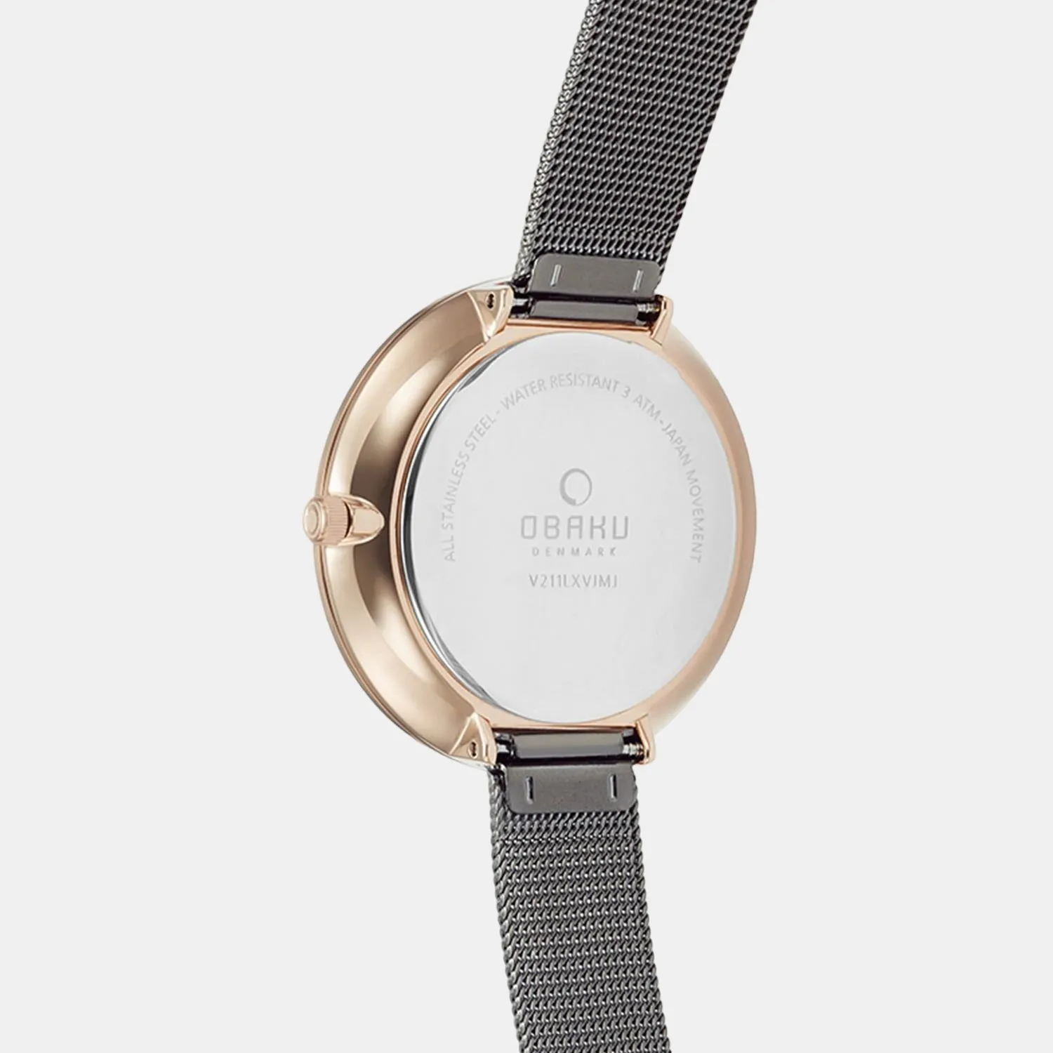 Women's Grey Analog Stainless Steel Watch V211LXVJMJ