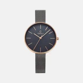 Women's Grey Analog Stainless Steel Watch V211LXVJMJ