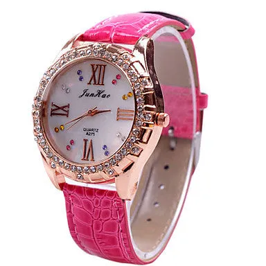 Women's Watch Fashion Diamante Pattern