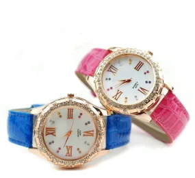 Women's Watch Fashion Diamante Pattern