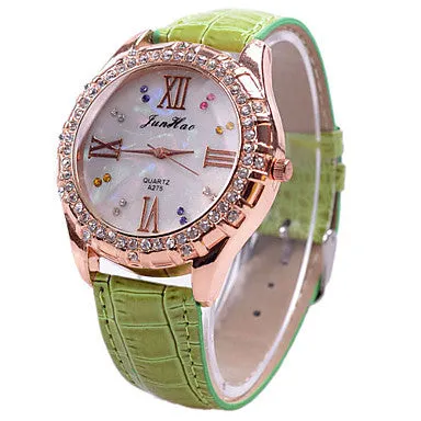 Women's Watch Fashion Diamante Pattern