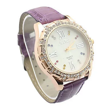 Women's Watch Fashion Diamante Pattern