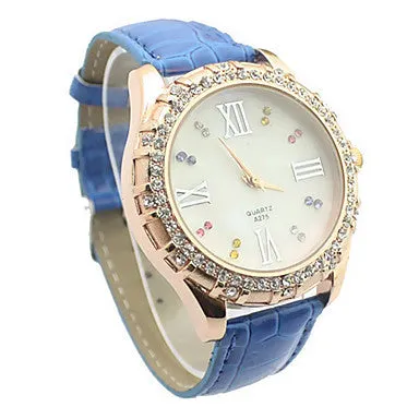 Women's Watch Fashion Diamante Pattern